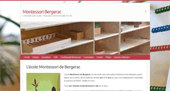 Desktop Screenshot of montessori-bergerac.com