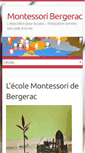 Mobile Screenshot of montessori-bergerac.com